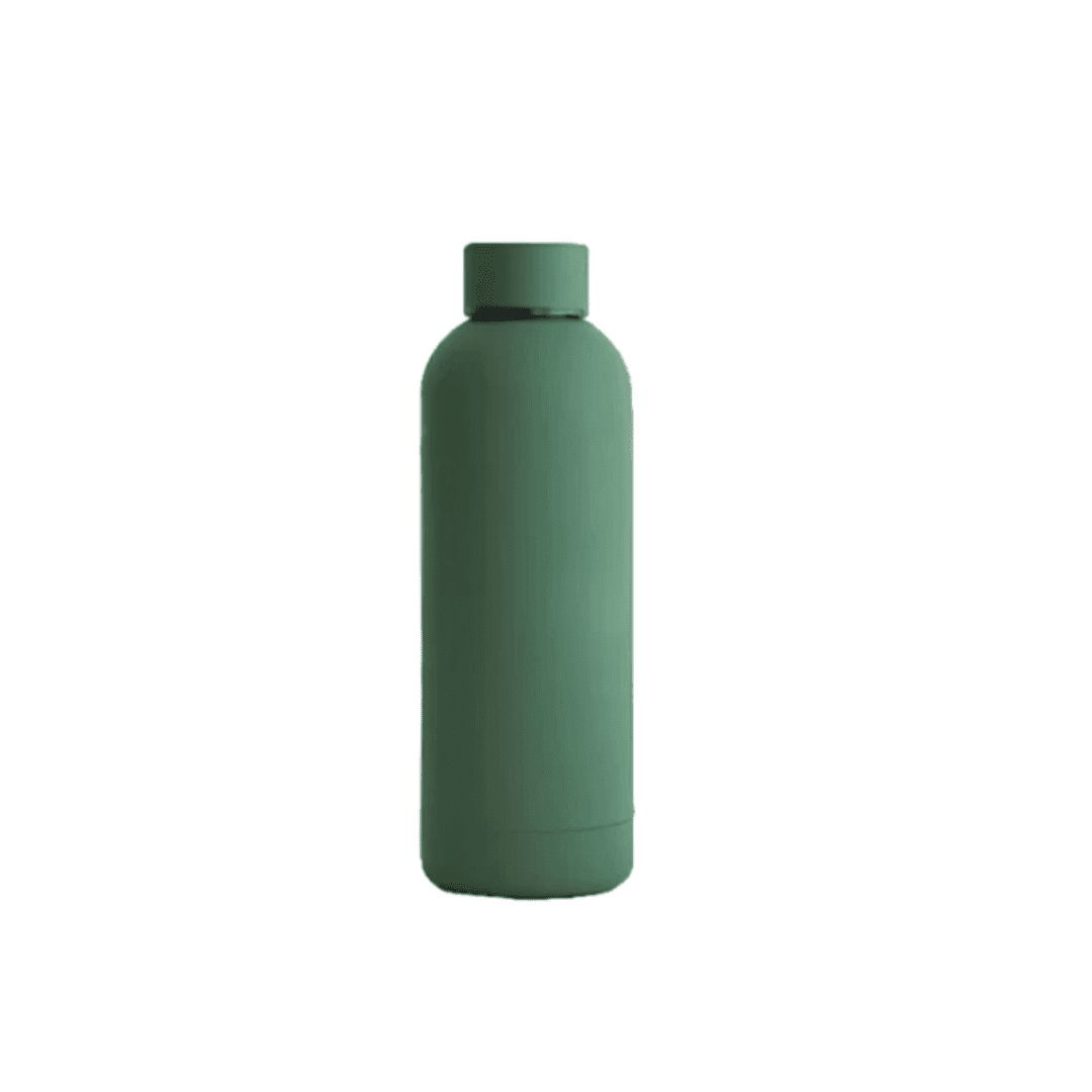 Amazon main product image of green bottle on pure white background