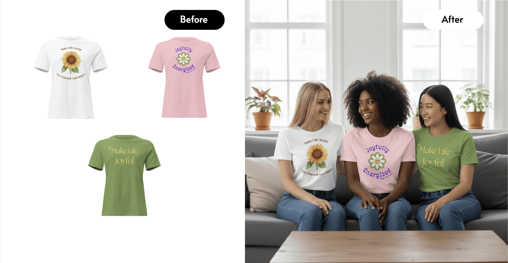 Illustration of AI product photography workflow for Shopify store product images
